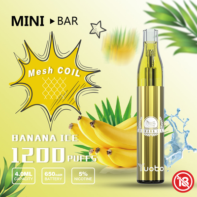 중대한 맛 생성을 가진 교체할 수 있는 카트리지 1200 퍼프 Vape