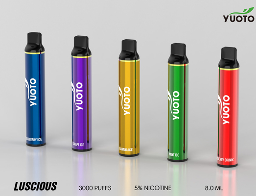 아름다운 YUOTO 처분할 수 있는 Vape, 8.0ml 1350mAh Vape 시동기 장비