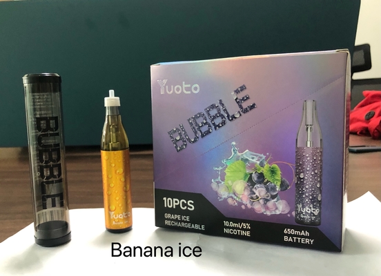유리관 Yuoto 거품, 막대기 이완을 위한 4000개의 퍼프 Vapes