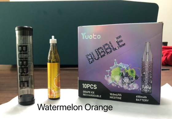 유리관 Yuoto 거품, 막대기 이완을 위한 4000개의 퍼프 Vapes