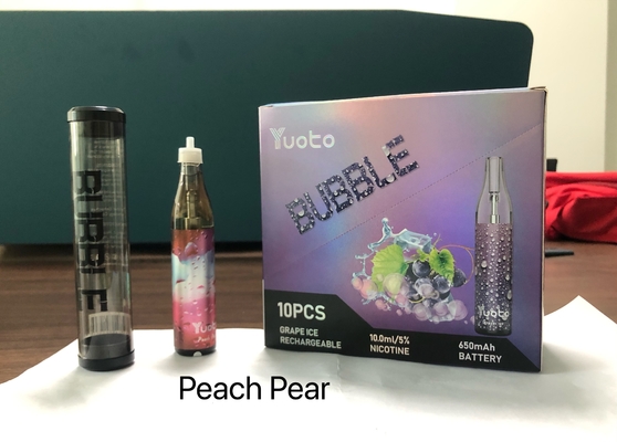 유리관 Yuoto 거품, 막대기 이완을 위한 4000개의 퍼프 Vapes
