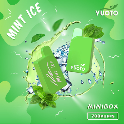 Yuoto Minibox 일회용 포드 시스템 700 퍼프 교체 가능 카트리지