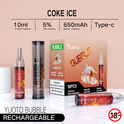 10ml Vape 주스 수용량을 가진 교체할 수 있는 카트리지 소형 Vape 포드