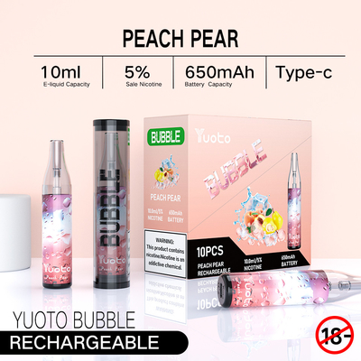 호주 중국 수박 falvor yuoto 거품 4000puffs 650 mah 10ml 메쉬 코일 일회용 충전식 vape