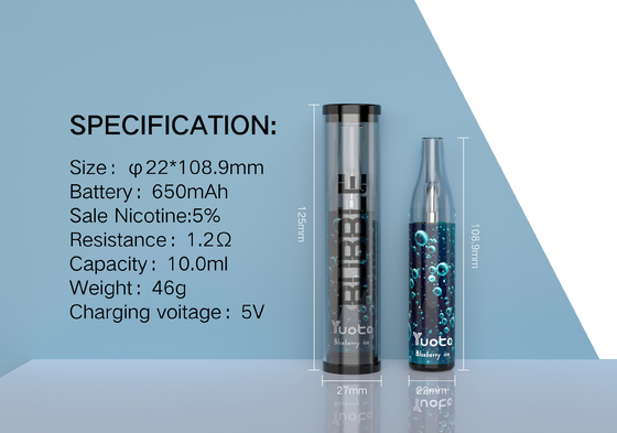 Yuoto 거품 4000puffs 650 mah 10ml 메쉬 코일 일회용 충전식 vape 비 분리 피나 콜라다 ecig 증기
