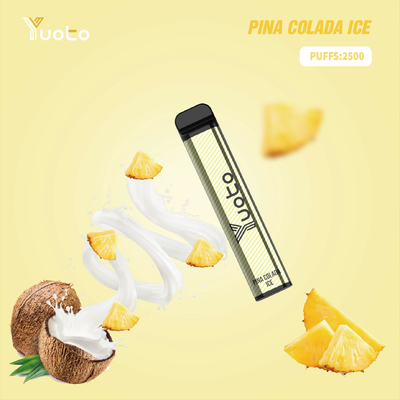 Yuoto xxl 2500puffs 1200mah 7ml 액체 사각형 모양 yuoto 일회용 vape yuotovape 중국의 원래 공장 vape 포드