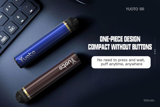소금 니코틴을 가진 비 다시 채울 수 없는 처분할 수 있는 Vape 막대기 부피 19x102mm