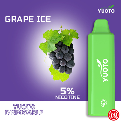 5ml 1500 퍼프 처분할 수 있는 Vape, Yuoto 똑똑한 처분할 수 있는 꼬투리 장치