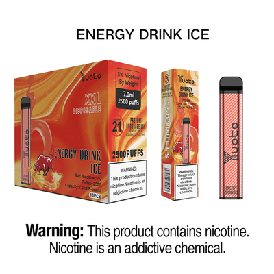 7ml 2500 퍼프 처분할 수 있는 Vape, 로고 인쇄를 가진 활성화된 꼬투리 Vape를 그립니다