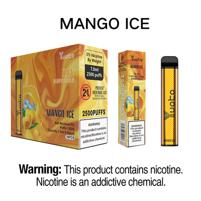 로고 인쇄로 증명서를 주는 5개의 소금 니코틴 미리 채워진 꼬투 Vape ROHS