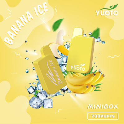 Yuoto Minibox 일회용 포드 시스템 700 퍼프 교체 가능 카트리지