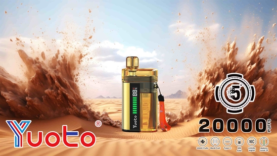 유토 5000 파프 와이프 850mAh 배터리 용량 및 조절 가능한 공기 흐름으로 Vaping 경험을 업그레이드하십시오.
