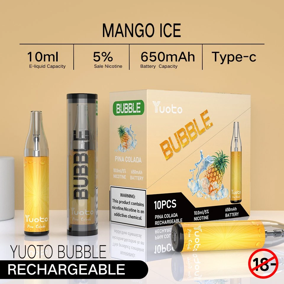 Hot Sales Disposable Vape Pen E Cigarette Get Yuoto Bubble E Cig Vape