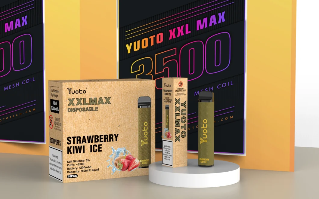 새로운 16 맛 유오토 XXL 맥스 3500 퍼프 9.0 밀리람베르트 Ｅ 주스 1200mAh 배터리 메쉬 코일 대량 판매 I는 기화합니다