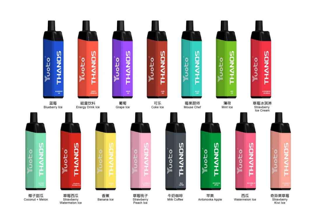 가장 뜨거운 판매 유오토 트하노스 5000 퍼프 메쉬 코일 Rechargeable14ml 도매 일회용 대량 판매 I 러시아는 기화합니다