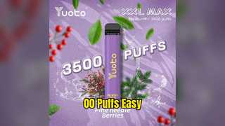 Yuoto XXL MAX 00 퍼프 Easy Vaping
